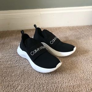 Calvin Klein Black Slip-On Sneakers